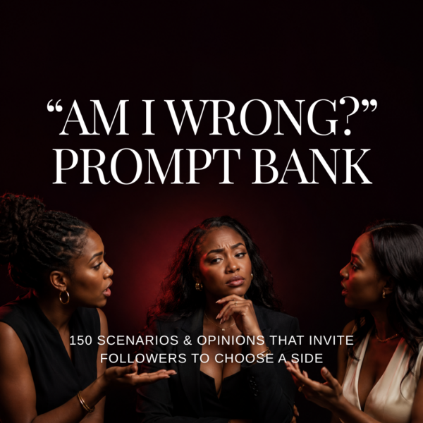 The Am I Wrong Prompt Bank with 150 debate-worthy scenarios and opinions